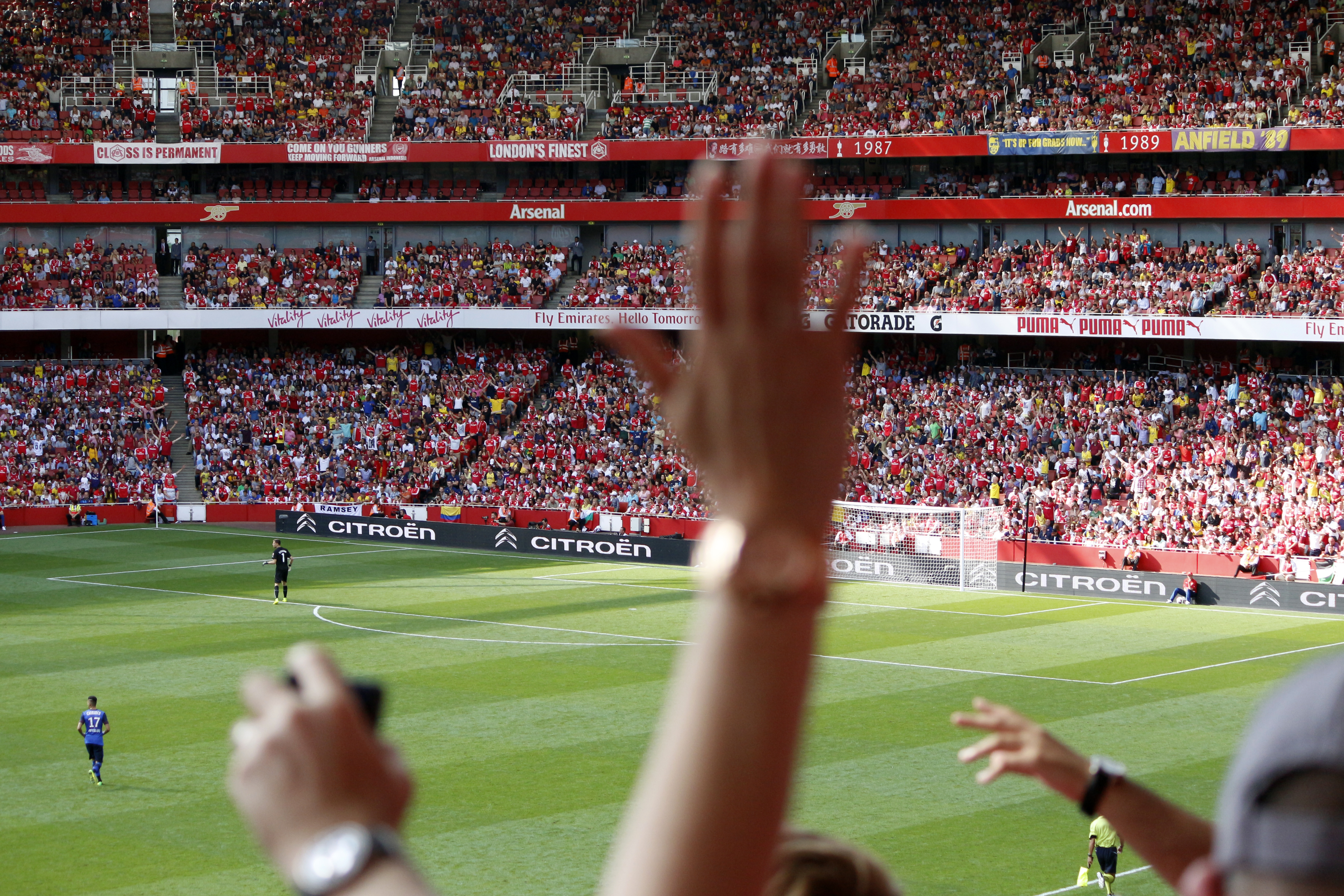 Arsenal v Monaco, Emirates Cup 2014