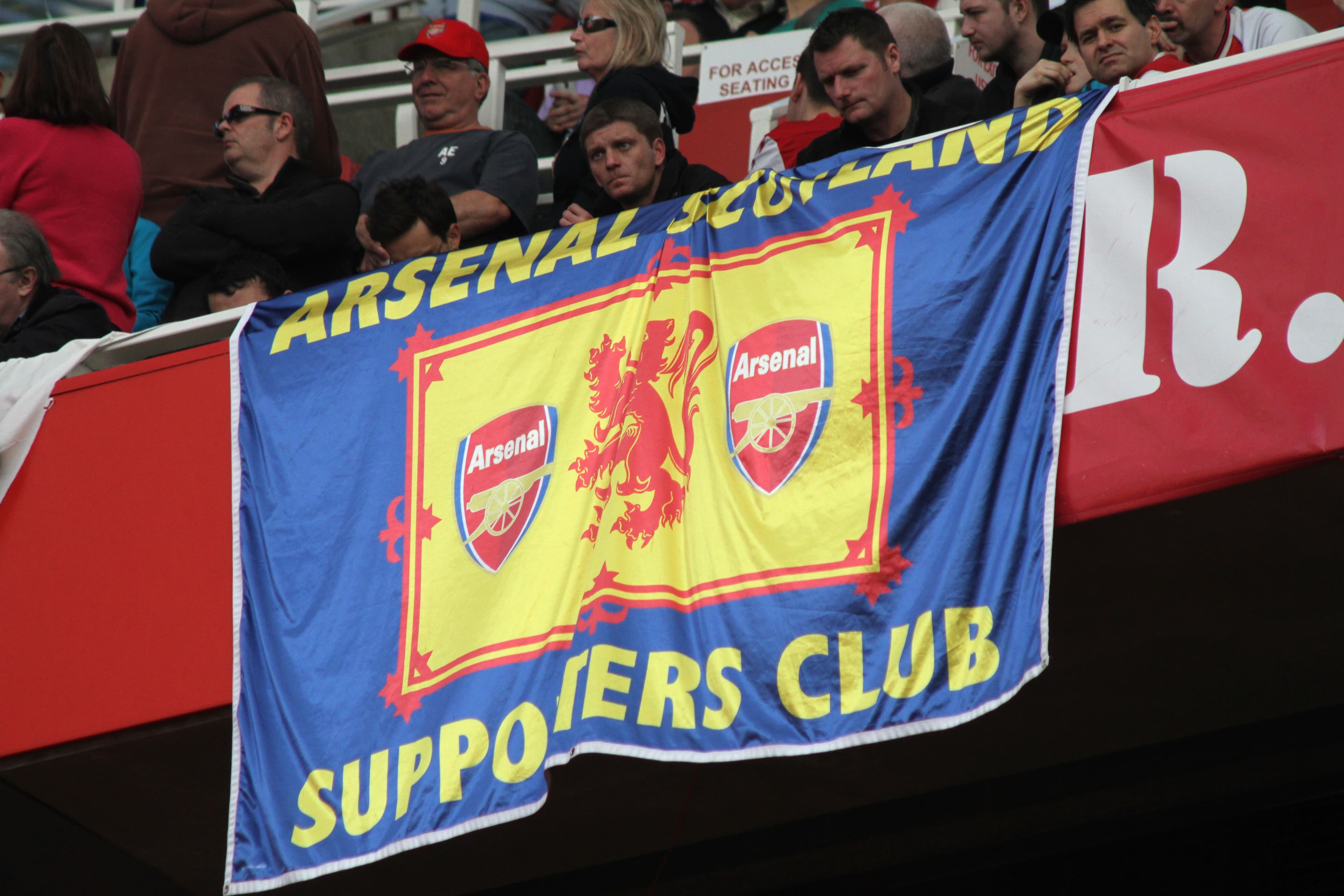 Arsenal Scotland at the Emirates